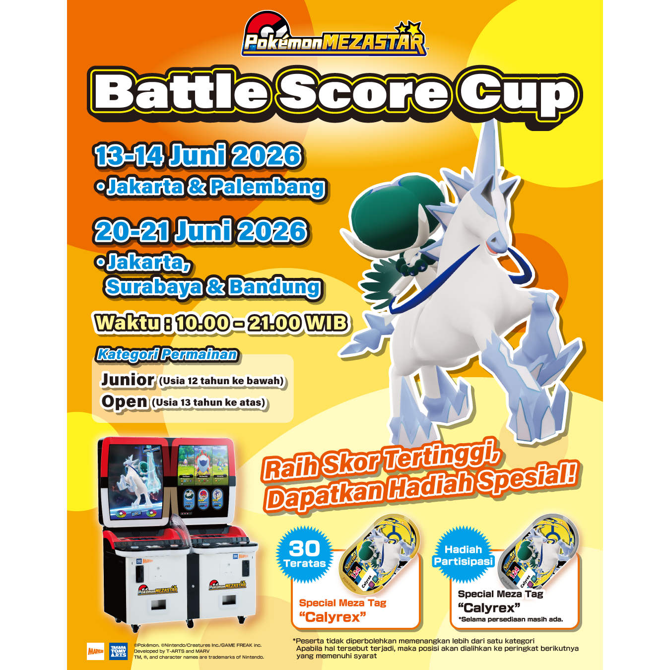 The Pokémon MEZASTAR Battle Score Cup Arrives! (June 13-14, 20-21)
