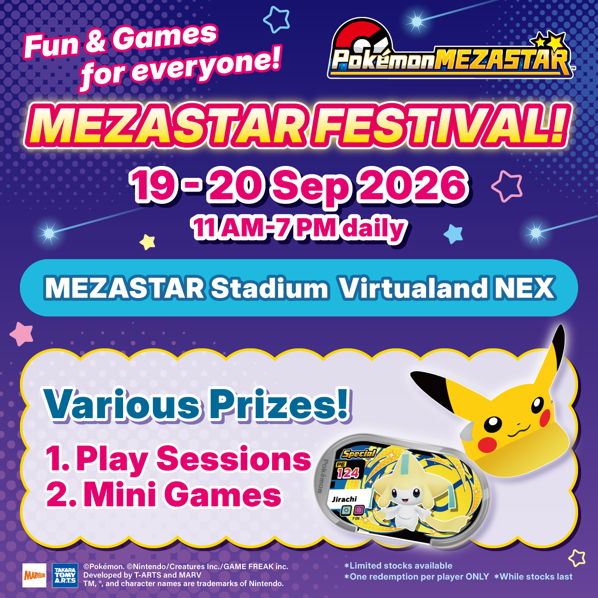 Fun and Games at the MEZASTAR FESTIVAL this September! (September 19-20)