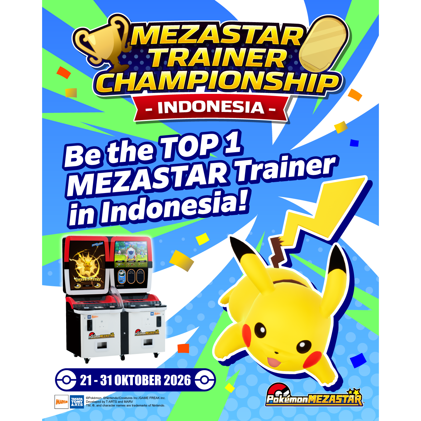 MEZASTAR TRAINER CHAMPIONSHIP - INDONESIA is here! Be the TOP Trainers and Win Exclusive Prizes! (21- 31 October 2026)
