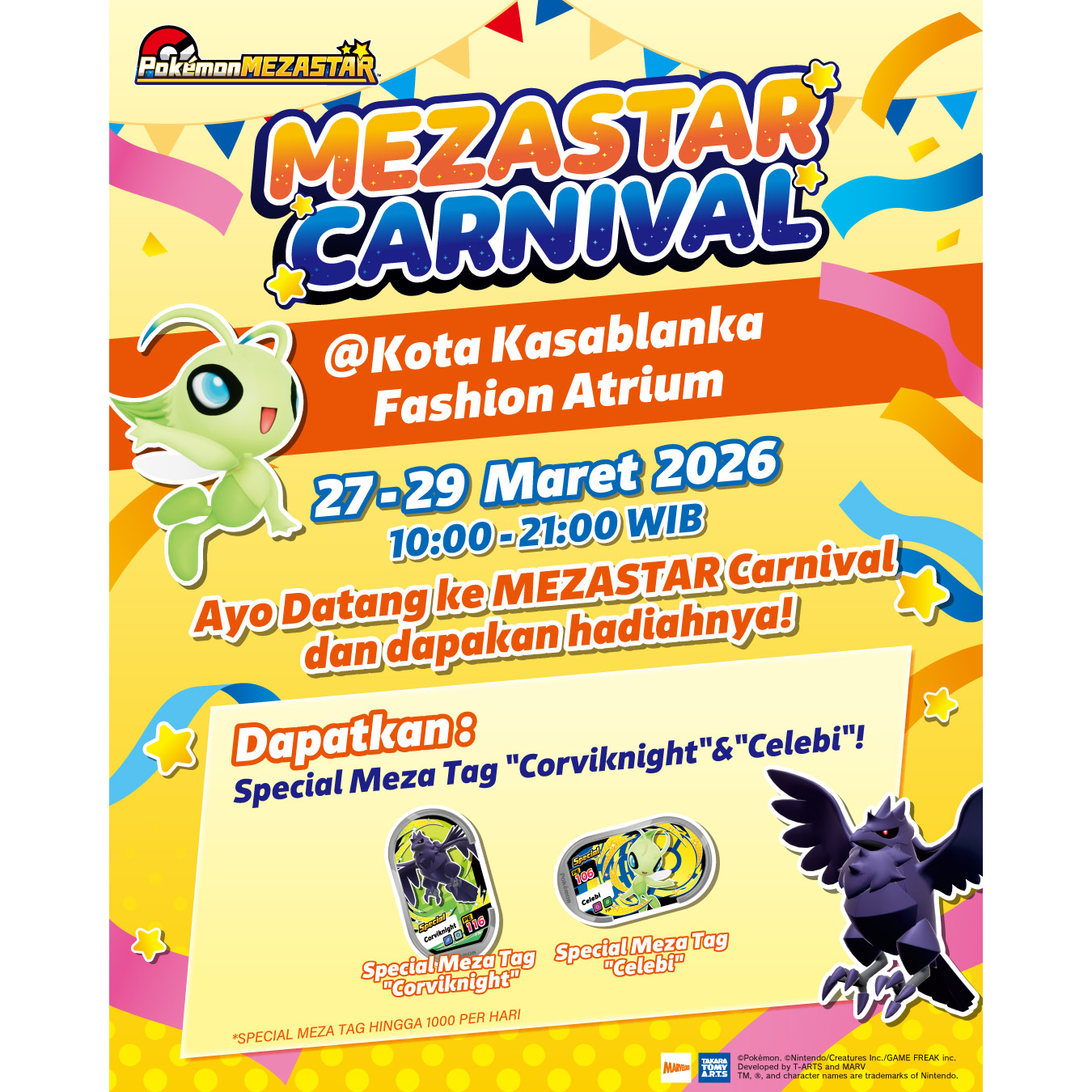 MEZASTAR CARNIVAL! Jakarta: March 27th - March 29th, 2026 @Kota Kasablanka