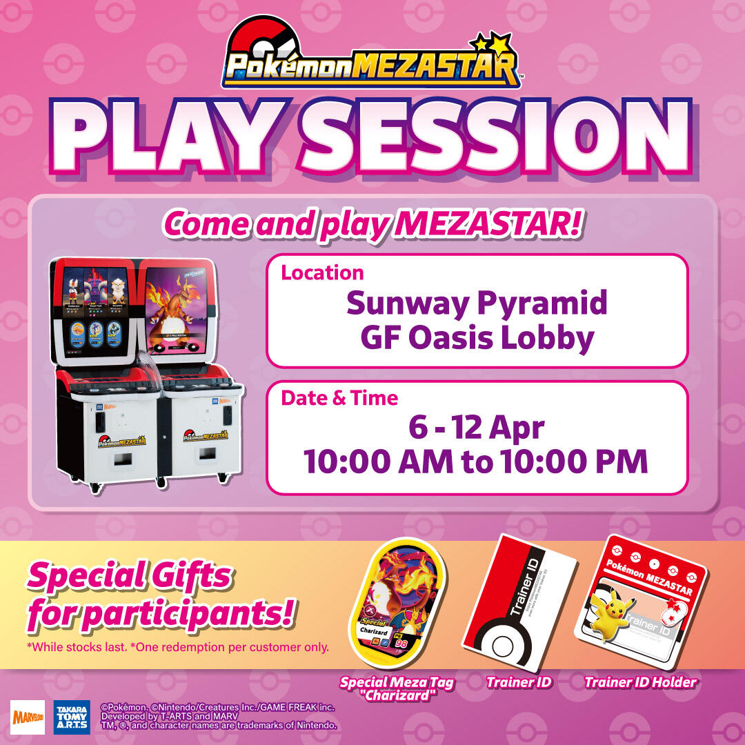 Experience Pokémon MEZASTAR! Join the Play Sessions in Malaysia! (Galaxy Version 1)