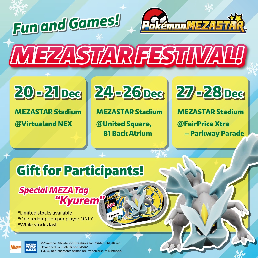 MEZASTAR FESTIVAL at All Three MEZASTAR Stadiums! (December 20-21, 24-26, and 27-28)